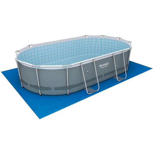 каркасный бассейн bestway 56448 power steel (488х305х107 см) с картриджным фильтром