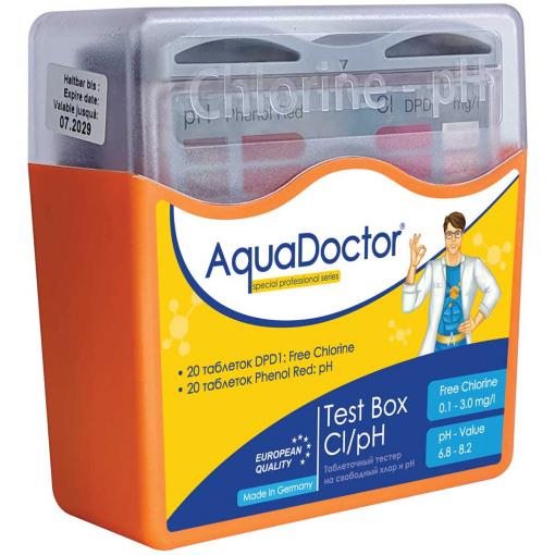 тестер aquadoctor test box cl/ph
